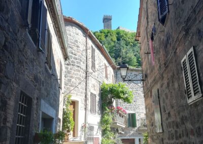 Scorcio del borgo di Radicofani